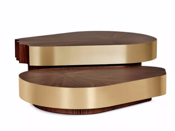 CERNE - Wood veneer coffee table by Ginger & Jagger - view 2